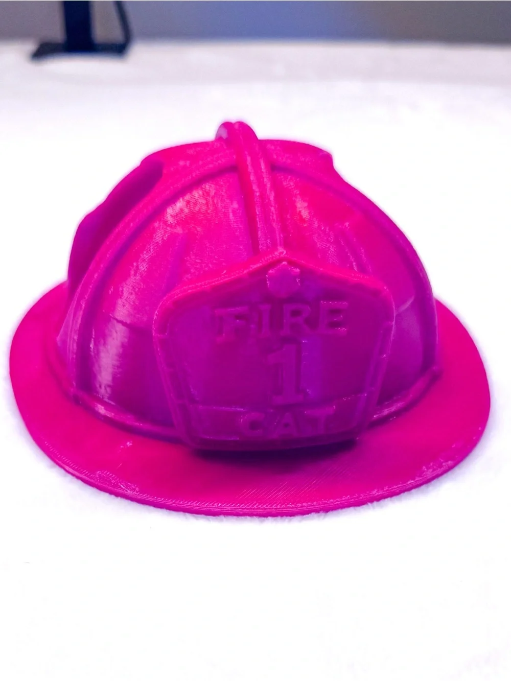 Pet Firefighter Hat for Cats - Red